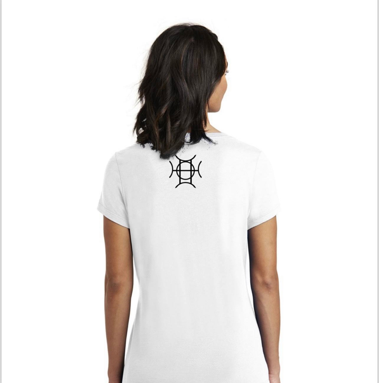 Taugempie V-Neck Signature Logo Tee