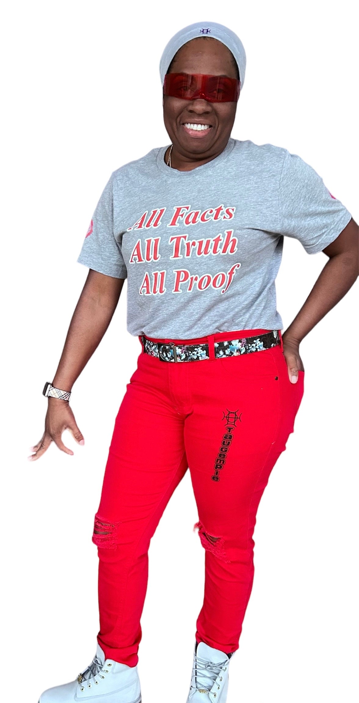 Some fits whisper. Crimson speaks. The Discipline Denim in Crimson is the choice of the one who moves through the world with unapologetic confidence — a saturated red colorway anchored by dual distressed knee detail and TAUGEMPIE’s vertical logo mark running down the thigh.