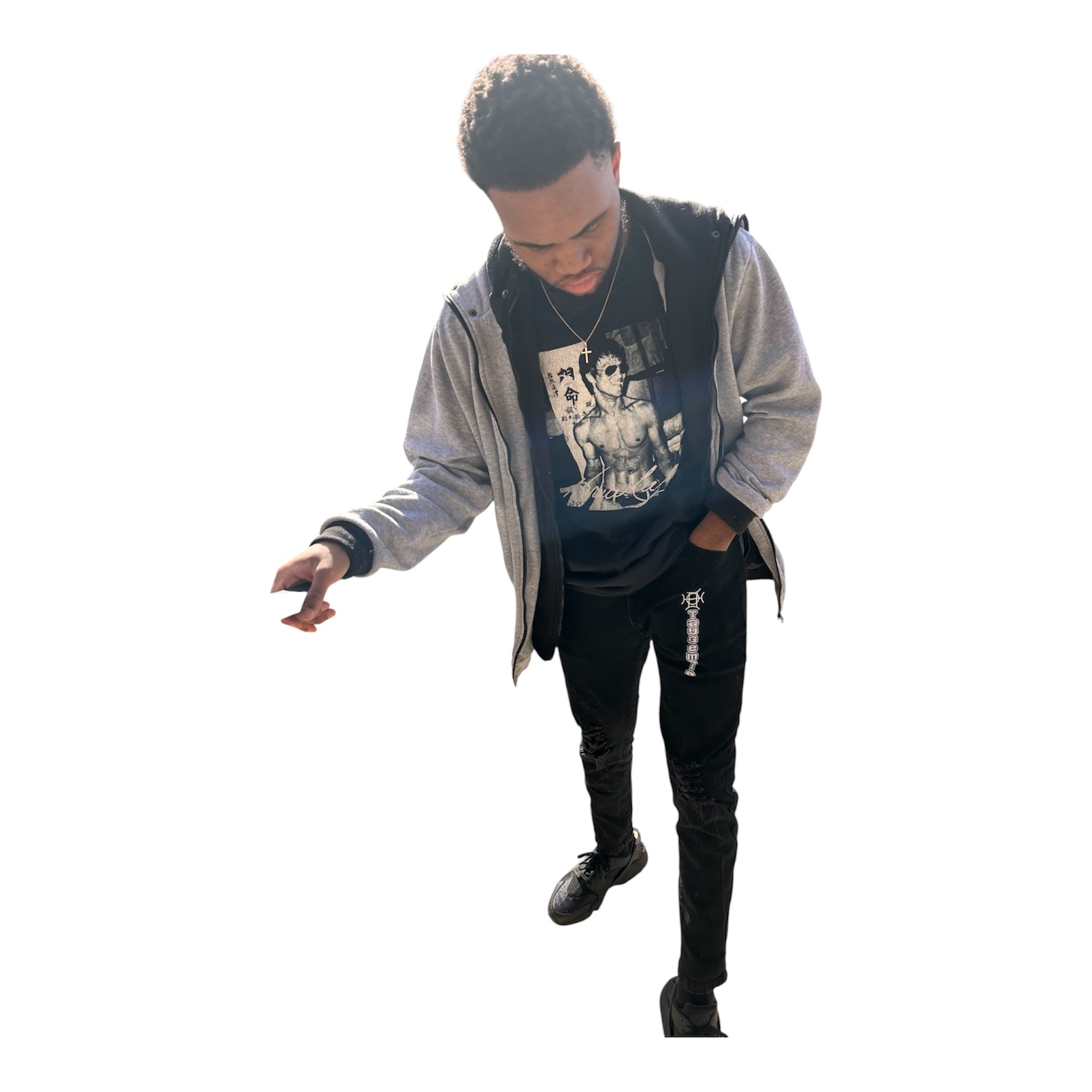 Dark. Deliberate. Done right. Onyx Discipline Denim is the after-hours essential — deep off-black with distressed detail and the TAUGEMPIE mark for the man who never cuts corners.

There’s a reason black never goes out of style — it’s the uniform of intention.