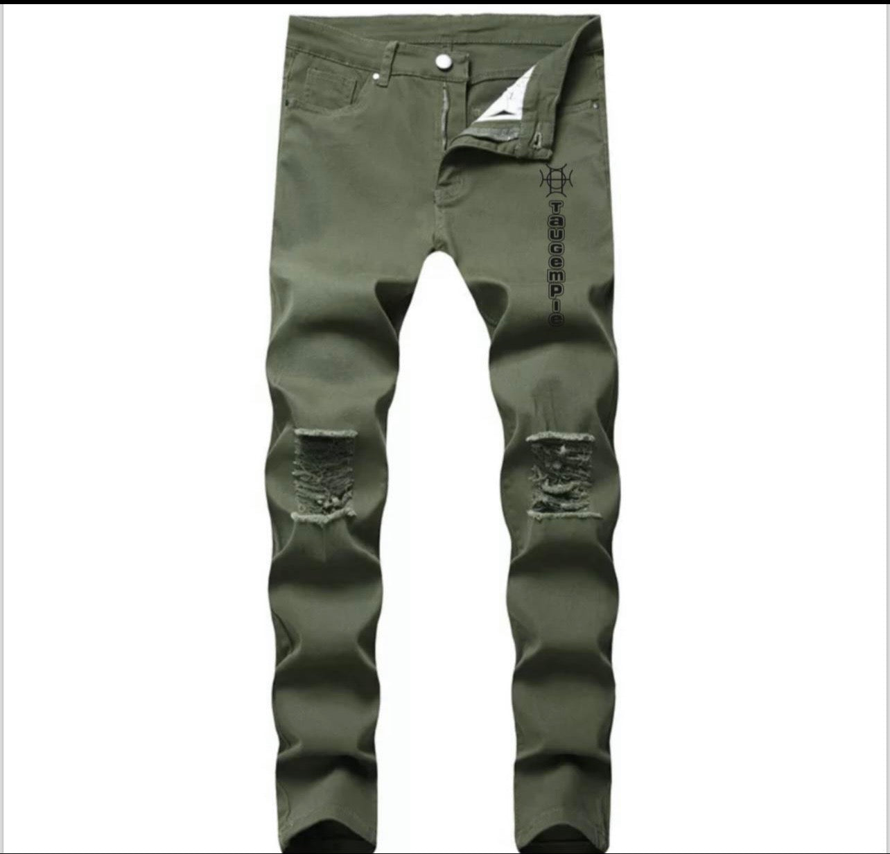 The Signature Graphic Stacked Denim