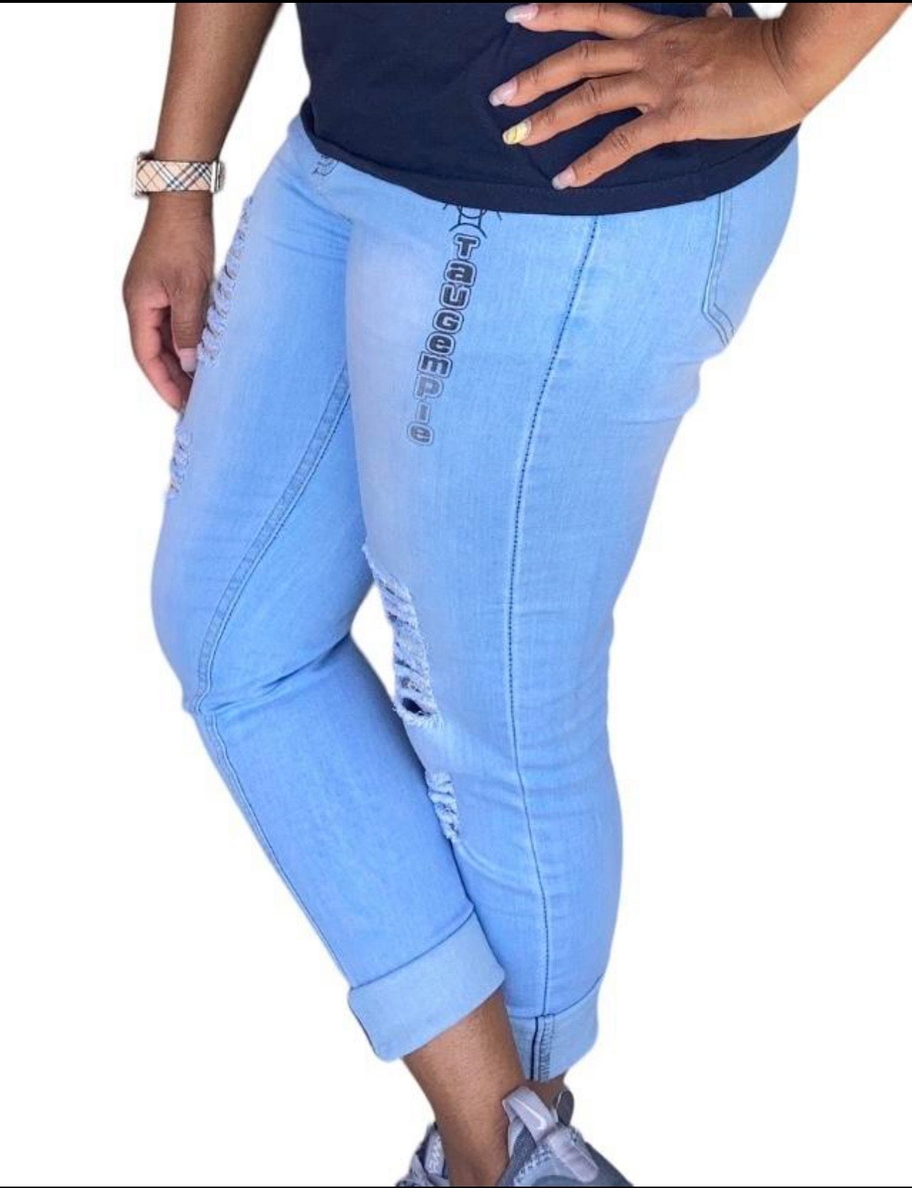 The Signature Graphic Stacked Denim