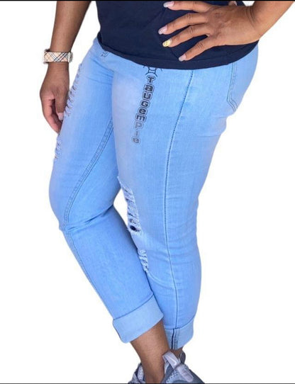 The Signature Graphic Stacked Denim