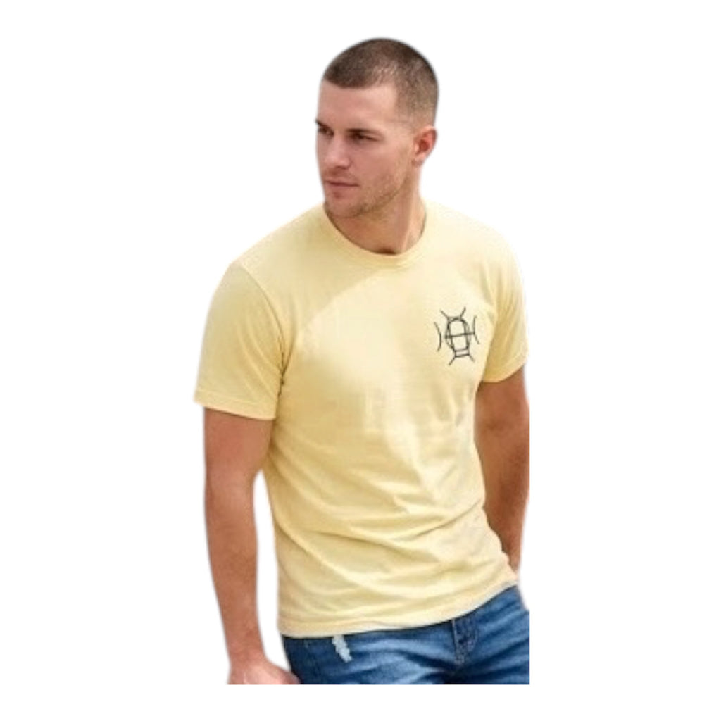 The Centric Crewneck | Yellow | TAUGEMPIE Signature Logo Tee