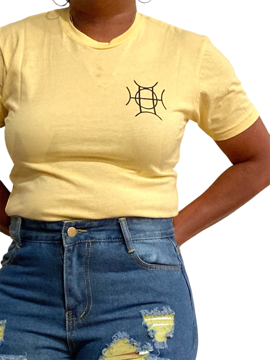 Light tone. Heavy presence. The Mark Crew in Yellow is the warm-weather essential — soft yellow cotton, TAUGEMPIE crest on the chest, full signature logo on the back, and energy that speaks for itself.