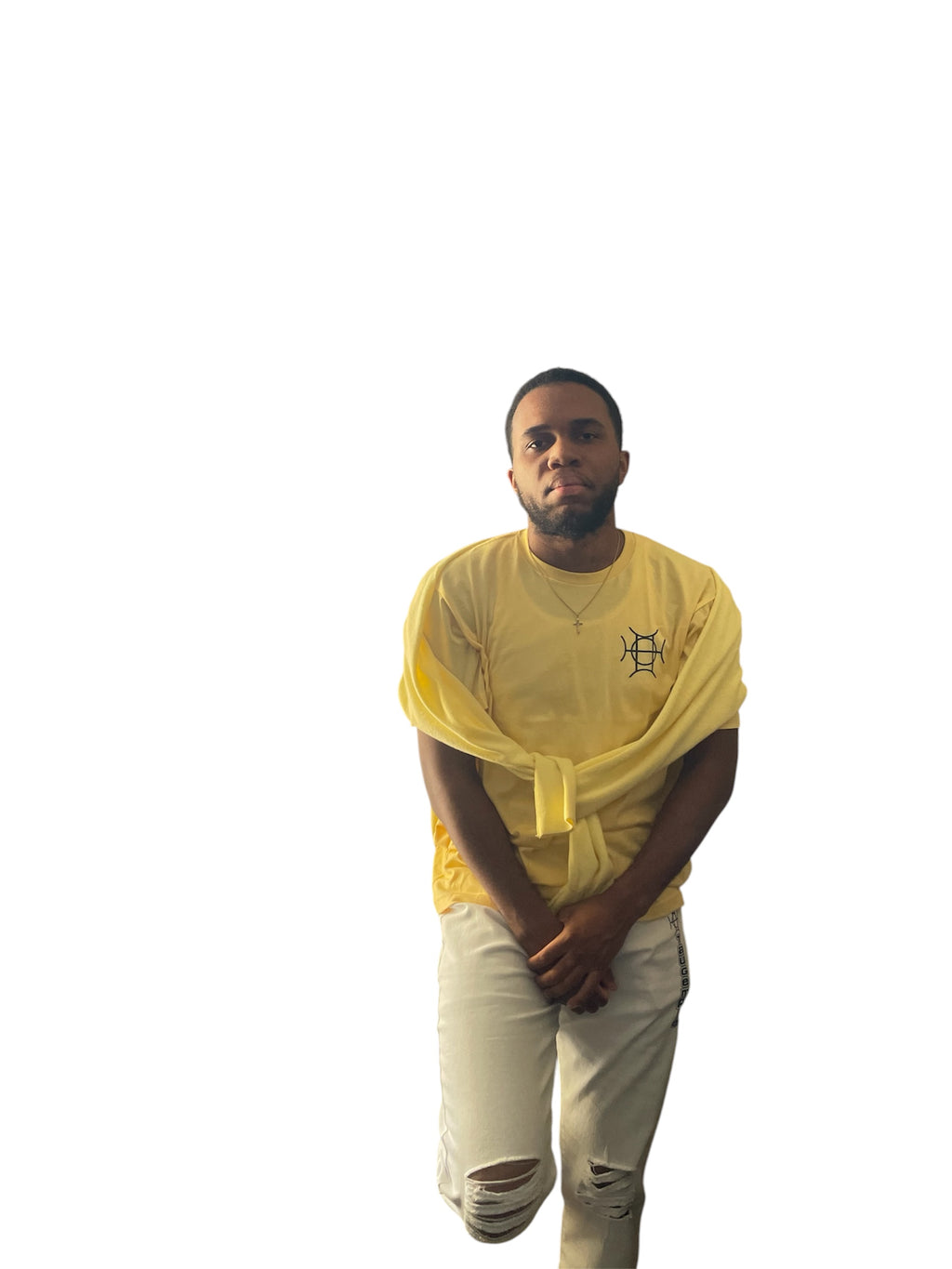 Light tone. Heavy presence. The Mark Crew in Yellow is the warm-weather essential — soft yellow cotton, TAUGEMPIE crest on the chest, full signature logo on the back, and energy that speaks for itself.