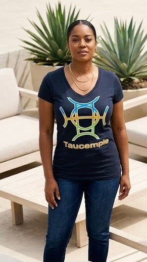 This is where it starts. The Mark Tee in Navy is the essential — clean v-neck, signature logo front and center, and the kind of fit that works everywhere because it stands for something.