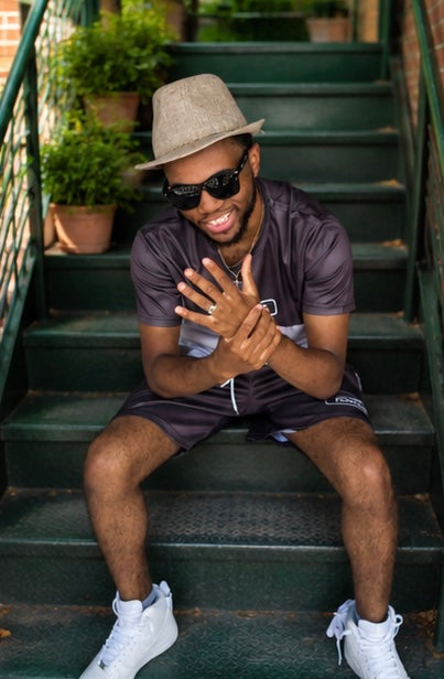 The Terrain Set | Men’s Two-Piece Shorts Set | Brown Colorblock