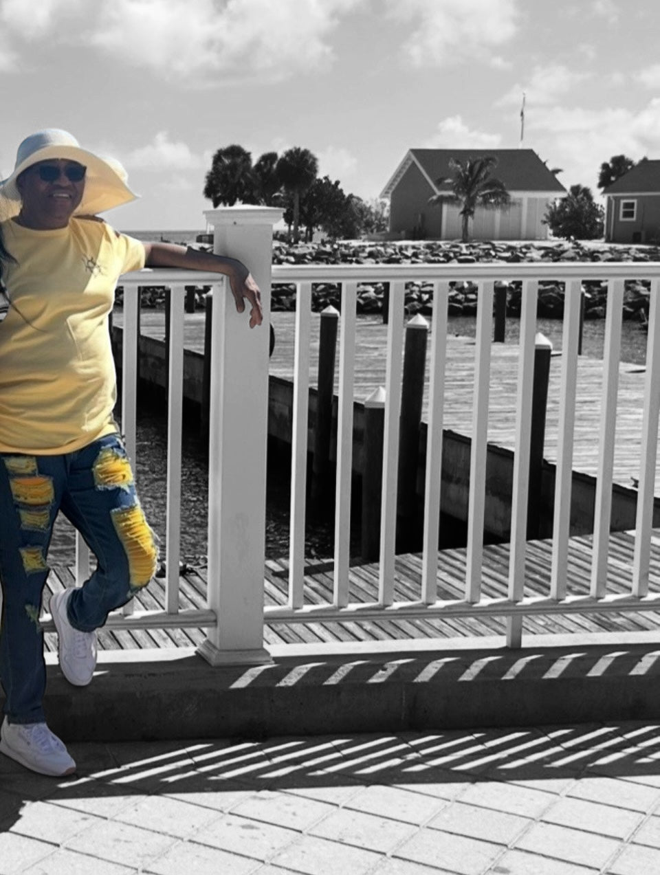 Charged and unapologetic. The Voltage Jean in Yellow hits different — neon yellow accent stitching, shredded detail, and a fit that refuses to go unnoticed.